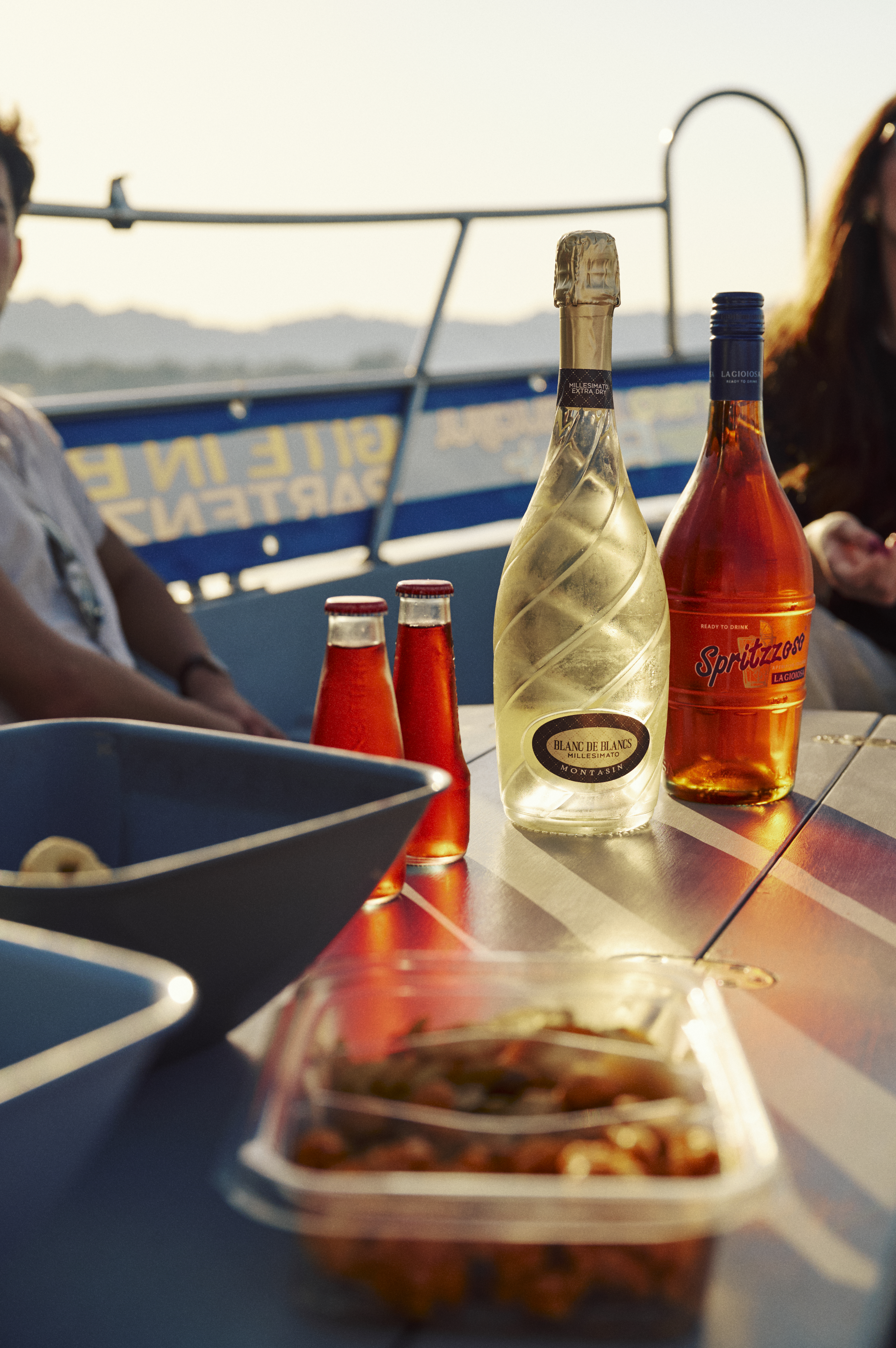 Bevande servite per l'aperitivo a bordo